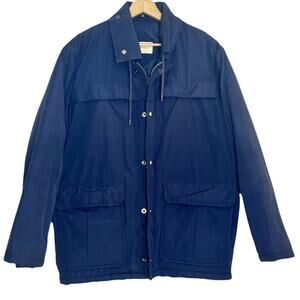 ST JOHN'S BAY Men's Blue Insulated Winter Coat size Large